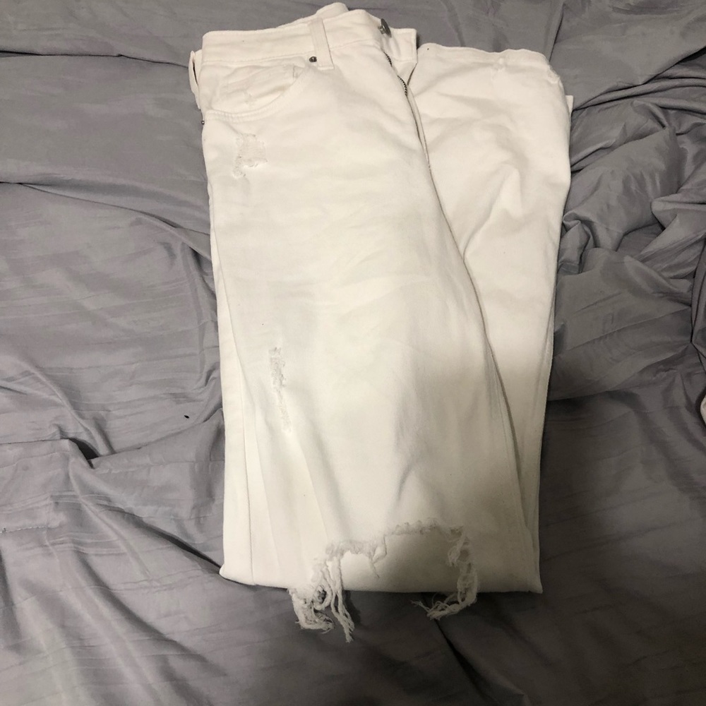 Wild Fable White ripped jeans, size 0